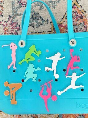 Female Sports Bogg Charms-Soccer-Softall-Volleyball-Golf Bogg Charms-New!